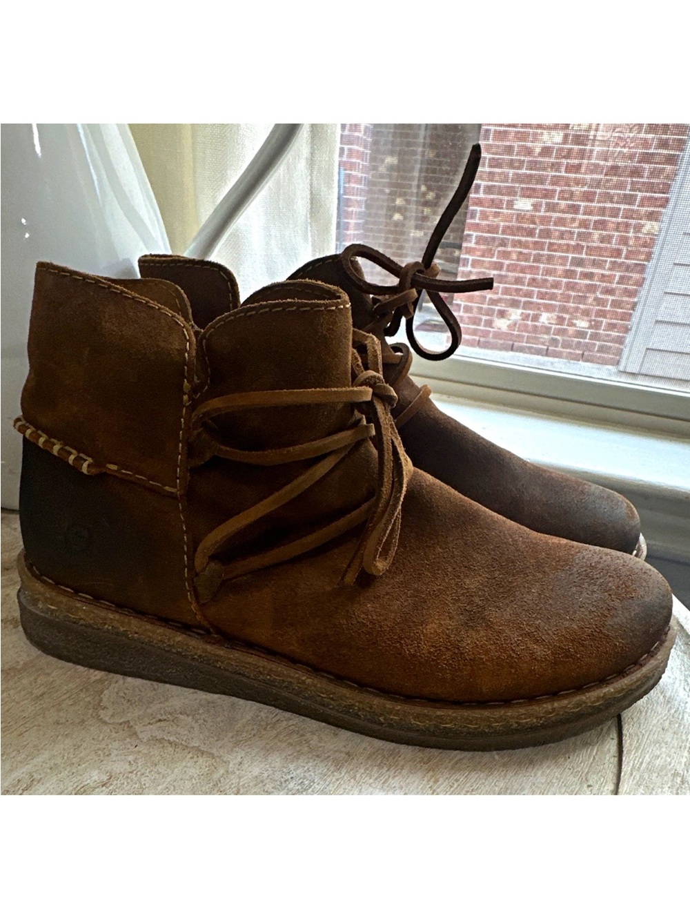 Born Men's Brown Suede Chukka Boots